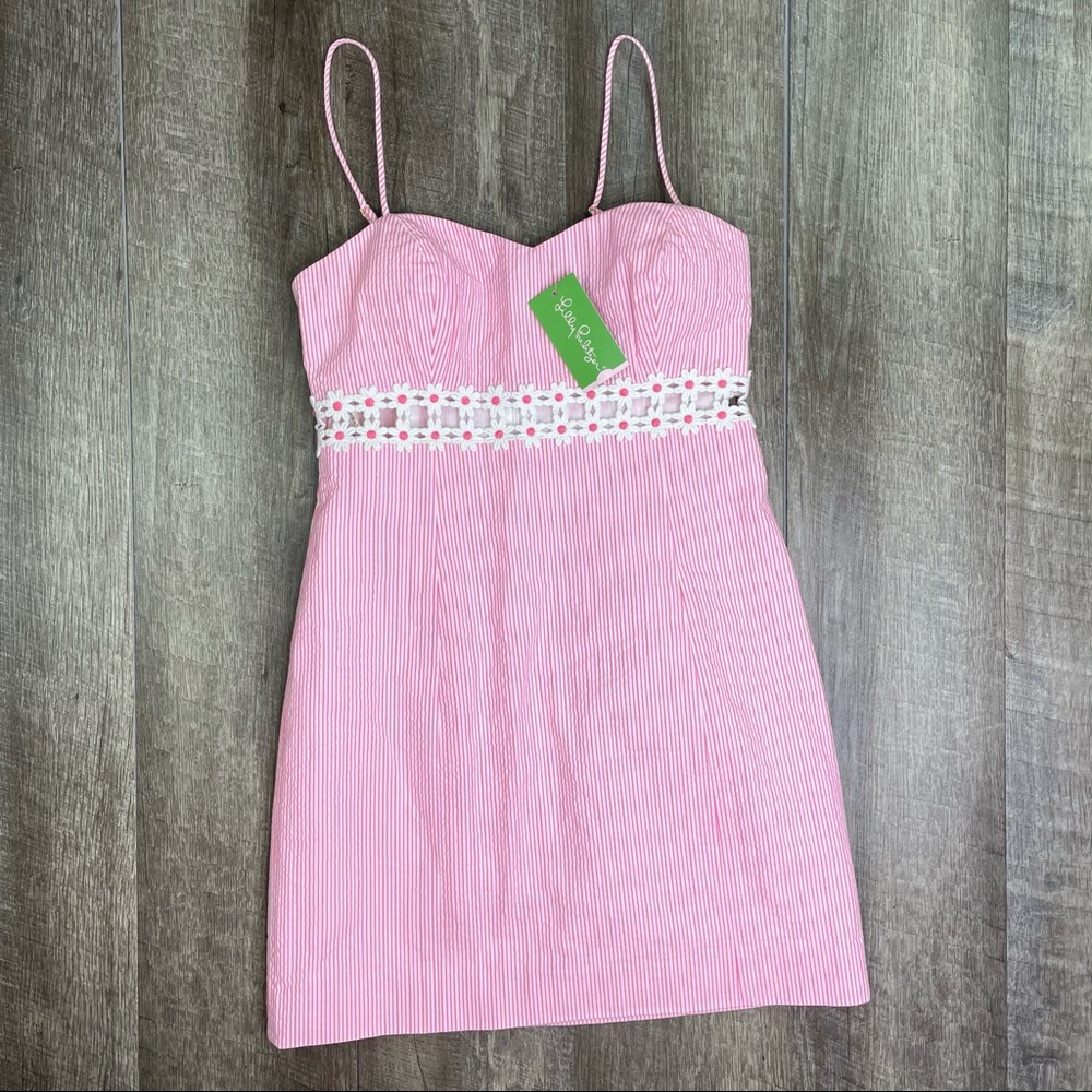 Lilly Pulitzer Pink Sheena Dress Size 8